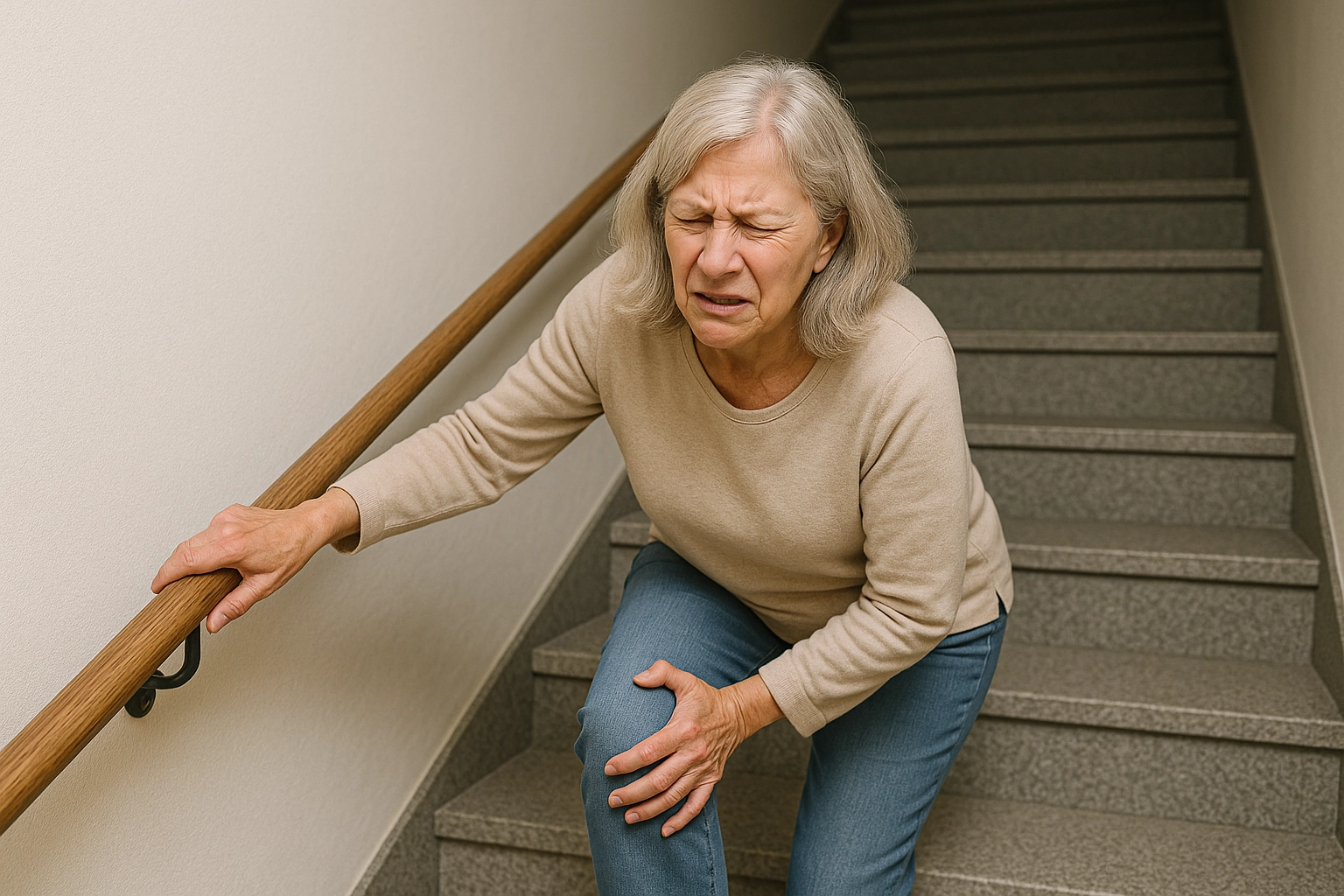 Diziniz ağrıyorsa merdivenden inip çıkmayın!