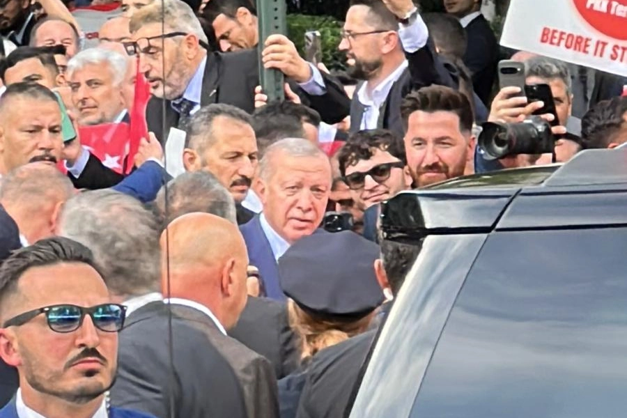 ABD'de Türkler Erdoğan’ı coşkuyla karşıladı